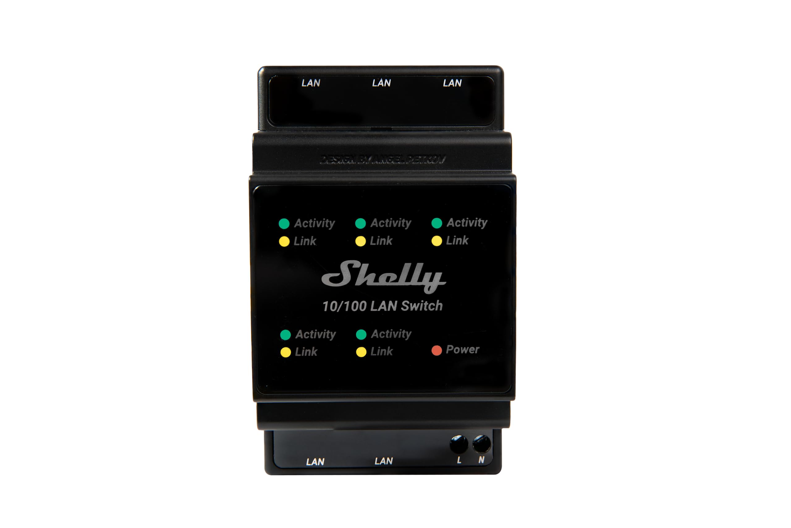 SHELLY★ Shelly LAN Switch | 5-Portowy Przełącznik RJ45 10/100 Mbps